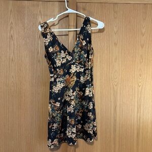 Floral Mini Slip Dress